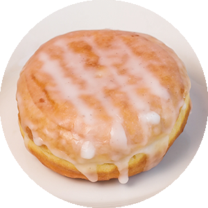 Raspberry Filled Glazed